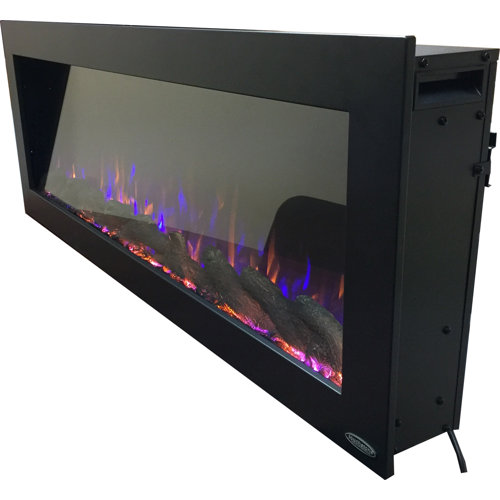 Touchstone The Sideline Outdoor/Indoor 50" Recessed/Wall Mounted Electric Fireplace (No Heat